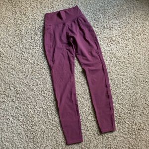 NWOT Alphalete Surface Pocket Leggings Violet